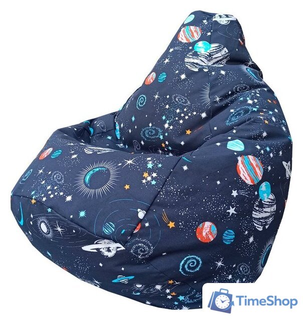 Кресло-мешок Flagman Груша Макси Г2.4-135 Спейс 01 - Изображение №1 — Интернет-магазин Time-Shop