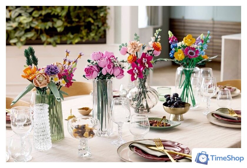 Конструктор LEGO The Botanical Collection 10374 Букет розовых роз - Изображение №13 — Интернет-магазин Time-Shop