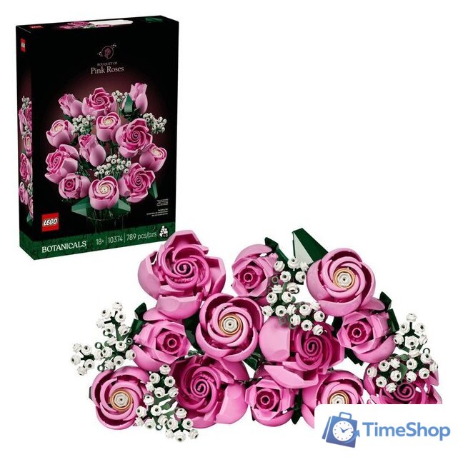 Конструктор LEGO The Botanical Collection 10374 Букет розовых роз - Изображение №1 — Интернет-магазин Time-Shop