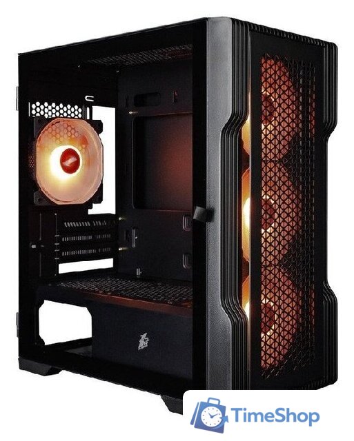 Корпус 1stPlayer Trilobite T3 ARGB T3-BK-4F7 - Изображение №1 — Интернет-магазин Time-Shop