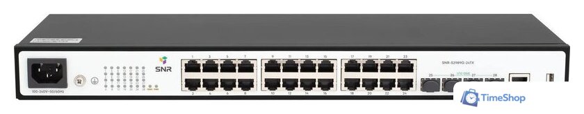 Управляемый коммутатор уровня 2+ SNR SNR-S2989G-24TX - Изображение №1 — Интернет-магазин Time-Shop