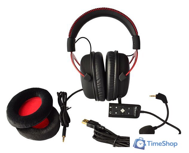 Наушники HyperX Cloud II (красный) - Изображение №2 — Интернет-магазин Time-Shop