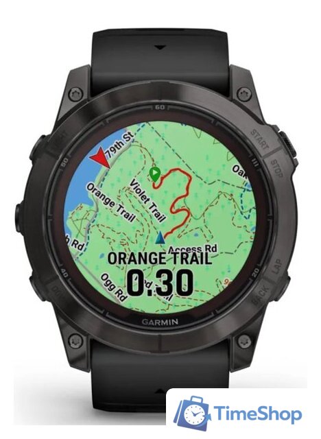 Умные часы Garmin Fenix 7X Pro Sapphire Solar (карбоново-серый титан/черный) - Изображение №7 — Интернет-магазин Time-Shop