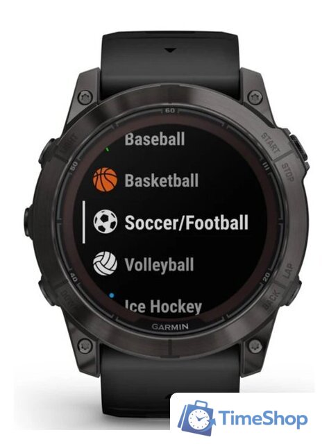 Умные часы Garmin Fenix 7X Pro Sapphire Solar (карбоново-серый титан/черный) - Изображение №11 — Интернет-магазин Time-Shop