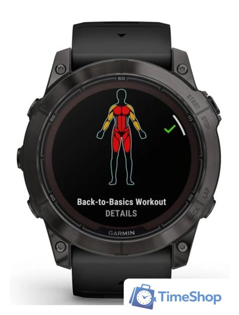 Умные часы Garmin Fenix 7X Pro Sapphire Solar (карбоново-серый титан/черный) - Изображение №10 — Интернет-магазин Time-Shop