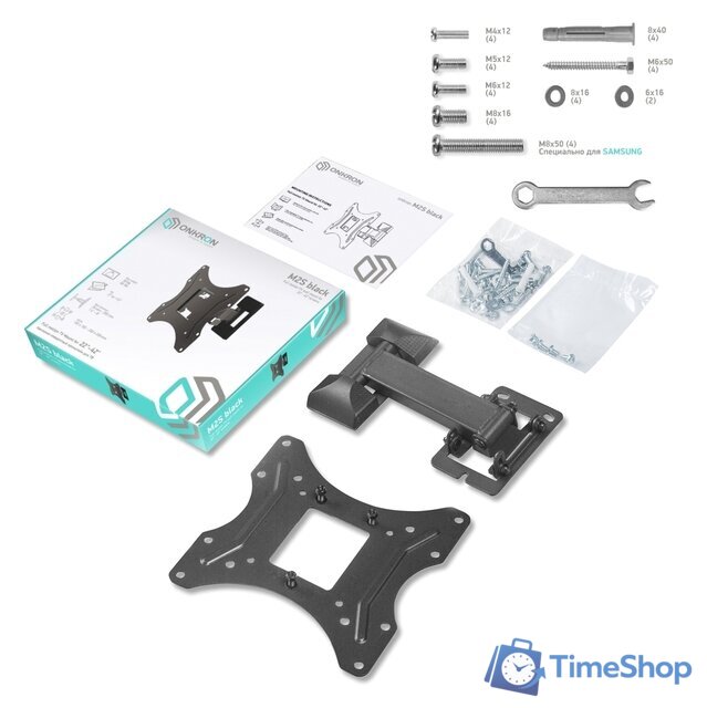 Кронштейн для телевизора Onkron M2S (черный) - Изображение №4 — Интернет-магазин Time-Shop