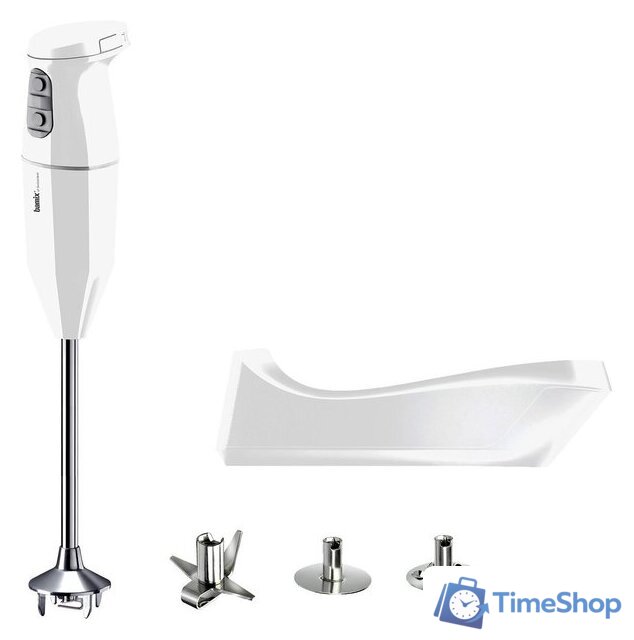 Погружной блендер Bamix Cordless PRO (белый) - Изображение №1 — Интернет-магазин Time-Shop