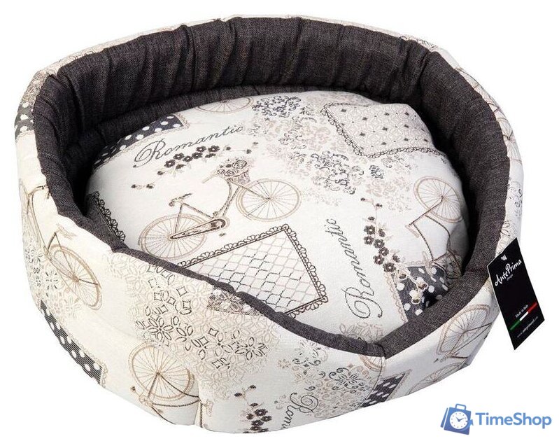 Лежак AntePrima Mathilde MABIKEGRIS06 (молочный принт) - Изображение №1 — Интернет-магазин Time-Shop