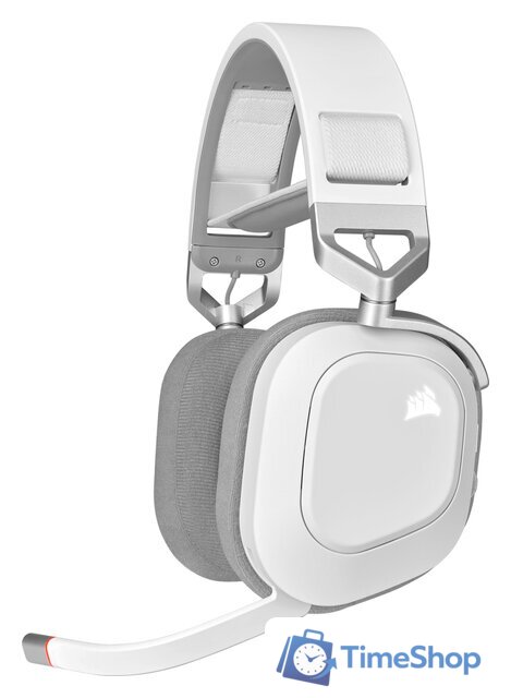 Наушники Corsair HS80 RGB Wireless (белый) - Изображение №1 — Интернет-магазин Time-Shop