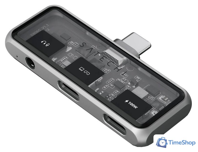 Док-станция Satechi Mobile XR Hub with Audio ST-HXRAJM (серый) - Изображение №1 — Интернет-магазин Time-Shop