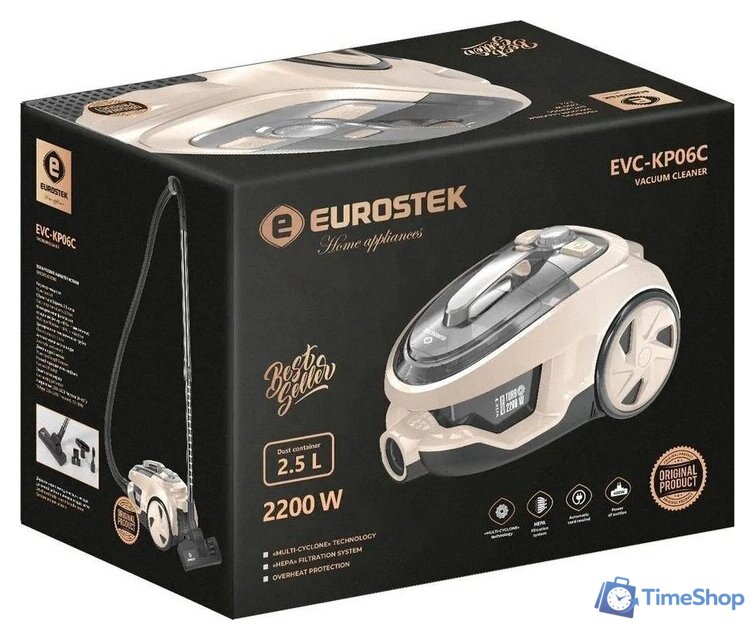 Пылесос Eurostek EVC-KP06С - Изображение №6 — Интернет-магазин Time-Shop
