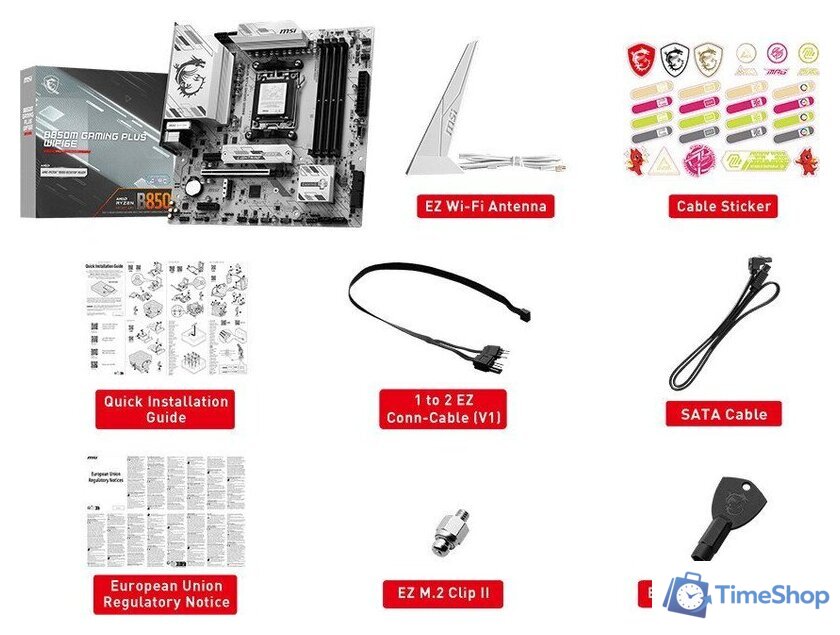 Материнская плата MSI B850M Gaming Plus WiFi6E - Изображение №6 — Интернет-магазин Time-Shop