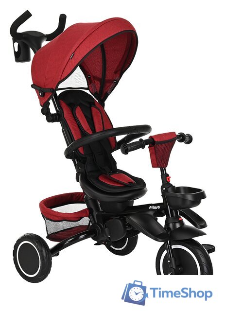 Детский велосипед Pituso Elite Plus (темно-красный) - Изображение №1 — Интернет-магазин Time-Shop