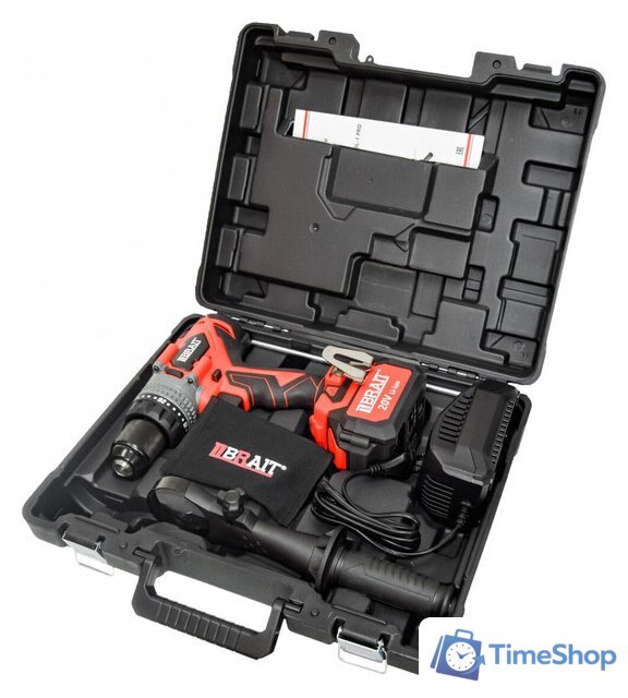 Дрель-шуруповерт Brait BCDI20-4PUMBL PRO (с 1-м АКБ, кейс) - Изображение №14 — Интернет-магазин Time-Shop