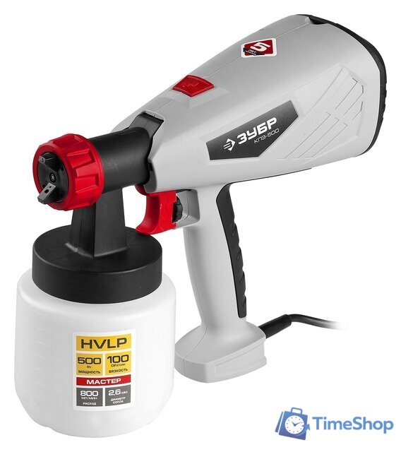 Краскораспылитель Зубр КПЭ-500 - Изображение №1 — Интернет-магазин Time-Shop