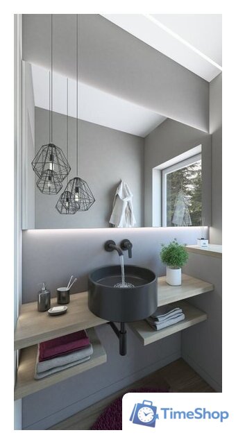 Смеситель Rubineta Torino-1F (BK) PM0010 - Изображение №3 — Интернет-магазин Time-Shop