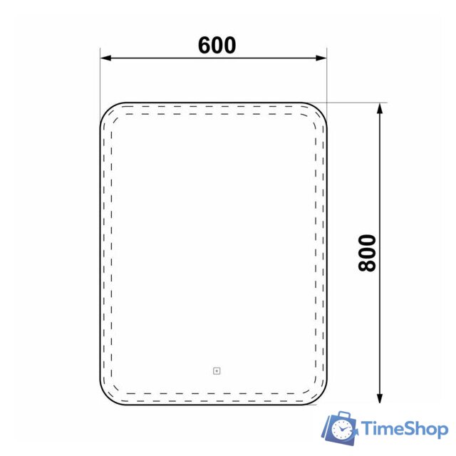  Континент Шкаф с зеркалом Elliott Led 60х80 R - Изображение №23 — Интернет-магазин Time-Shop