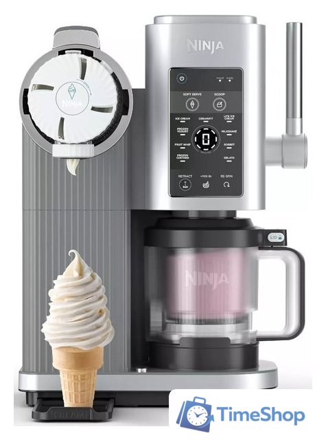 Мороженица Ninja CREAMi Scoop & Swirl 13-in-1 Softeis & Eismaschine NC701EU - Изображение №1 — Интернет-магазин Time-Shop