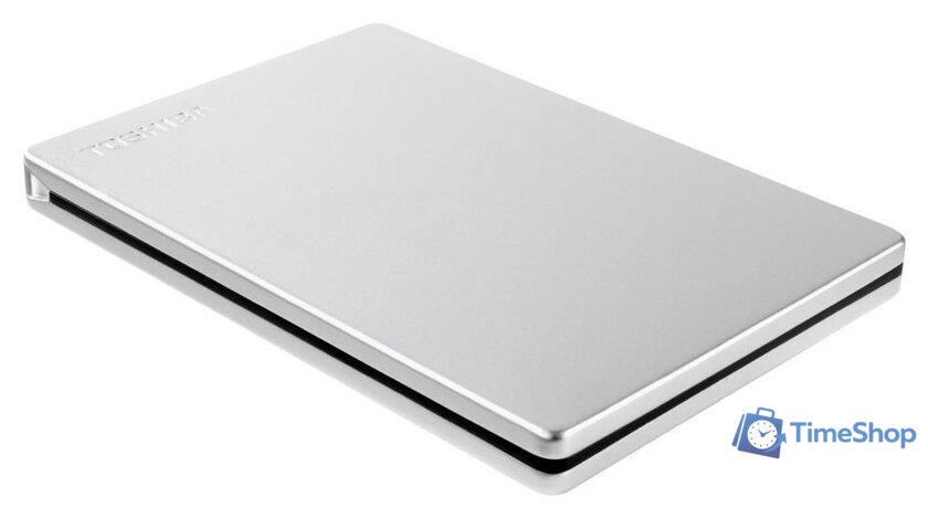 Внешний накопитель Toshiba Canvio Slim HDTD320ES3EA 2TB (серебристый) - Изображение №5 — Интернет-магазин Time-Shop