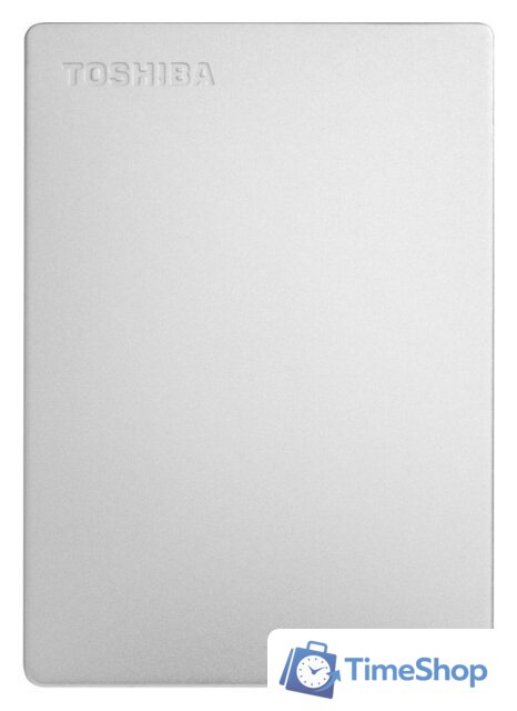 Внешний накопитель Toshiba Canvio Slim HDTD320ES3EA 2TB (серебристый) - Изображение №1 — Интернет-магазин Time-Shop