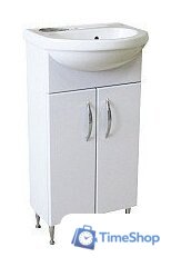  СанитаМебель Тумба под умывальник Камелия-61 Д2 (белый) - Изображение №1 — Интернет-магазин Time-Shop