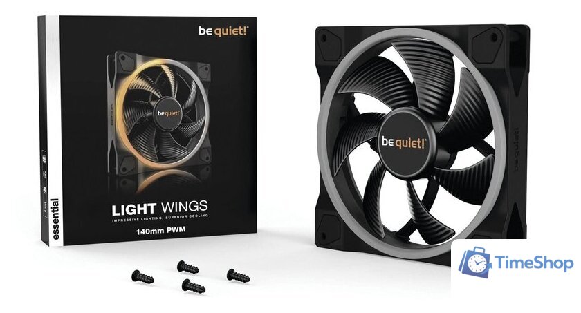 Вентилятор для корпуса be quiet! Light Wings 140mm PWM high-speed BL075 - Изображение №5 — Интернет-магазин Time-Shop