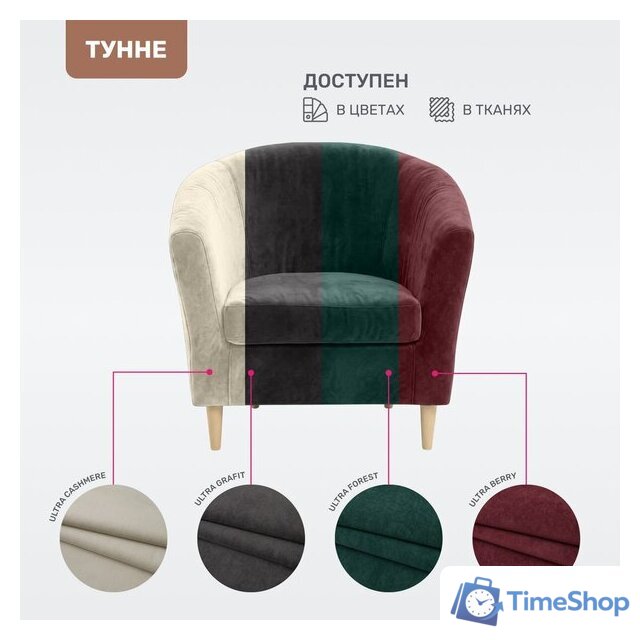 Интерьерное кресло Mio Tesoro Тунне (Ultra Grafit) - Изображение №6 — Интернет-магазин Time-Shop