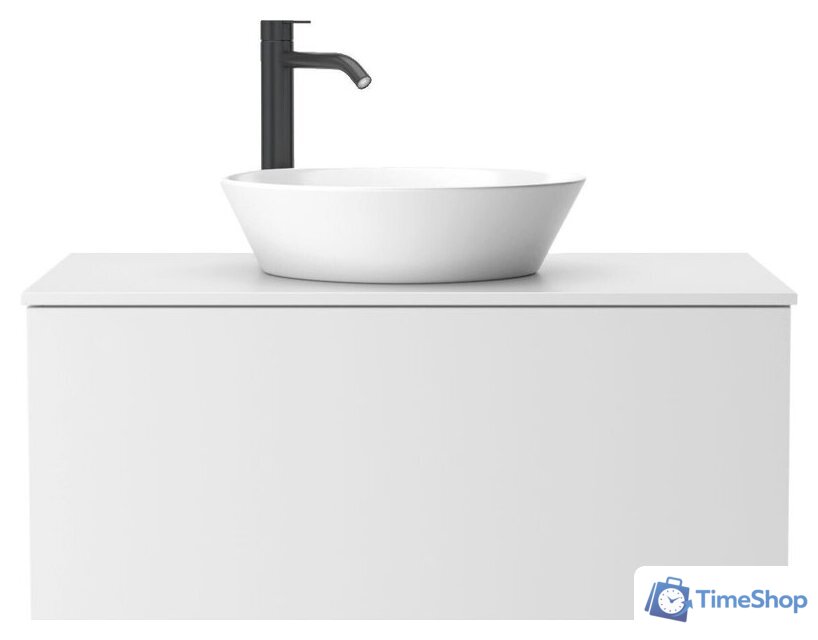  ЗОВ Тумба под умывальник Кито 100 K100LW0MWMC-KP13W (белый/белый матовый) - Изображение №2 — Интернет-магазин Time-Shop