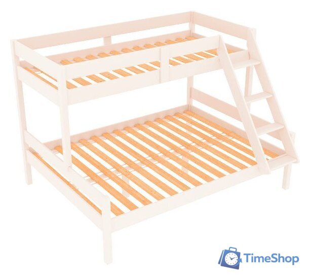 Двухъярусная кровать ФанДОК Ф-136 .1 (белый) - Изображение №2 — Интернет-магазин Time-Shop