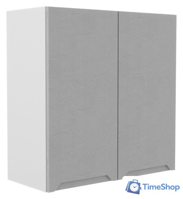 Шкаф навесной ДСВ Тренто П 700 (серый/серый) - Изображение №1 — Интернет-магазин Time-Shop