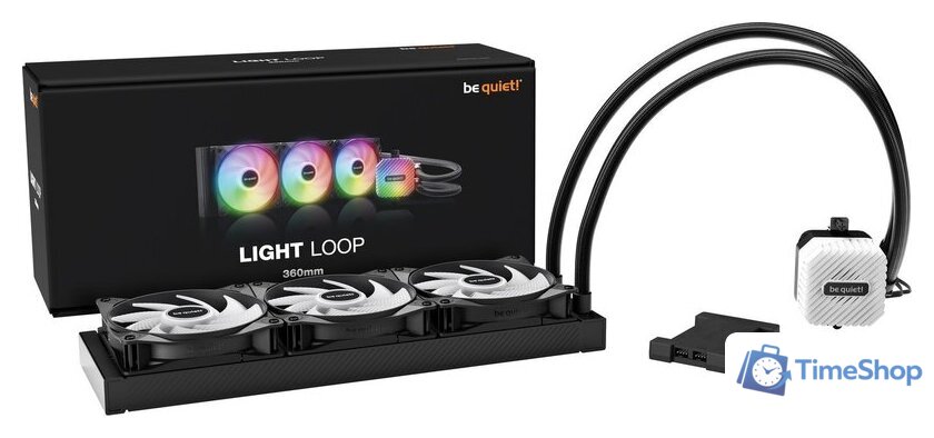 Система жидкостного охлаждения для процессора be quiet! Light Loop 360mm BW022 - Изображение №6 — Интернет-магазин Time-Shop