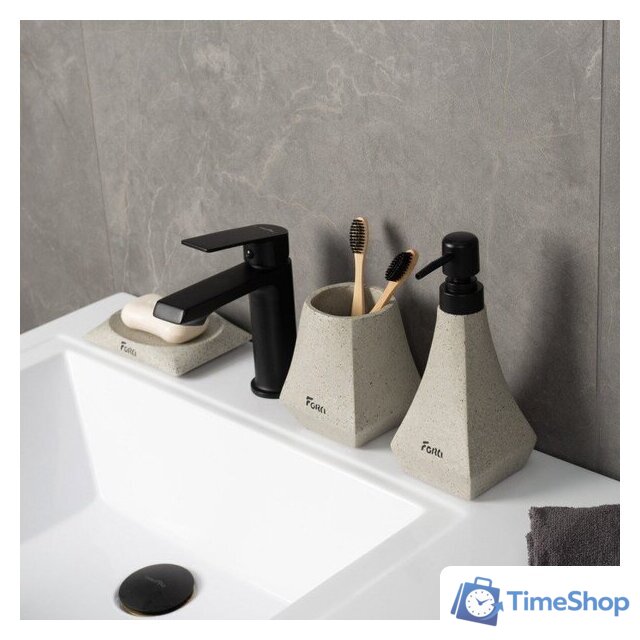 Аксессуары для ванной и туалета FORA Volcano (4 предмета) - Изображение №9 — Интернет-магазин Time-Shop