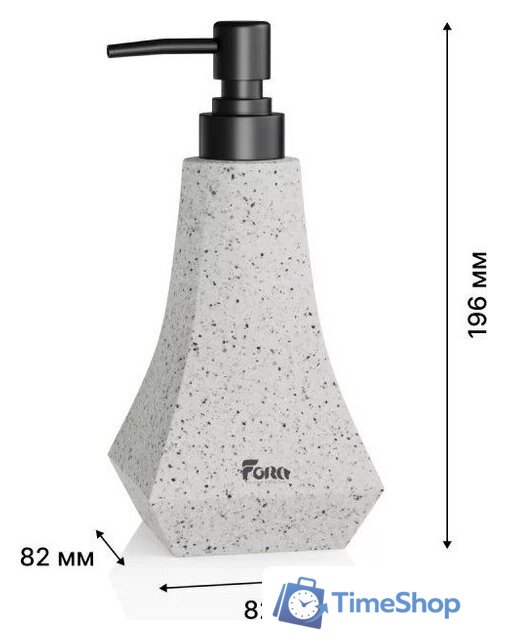 Аксессуары для ванной и туалета FORA Volcano (4 предмета) - Изображение №10 — Интернет-магазин Time-Shop