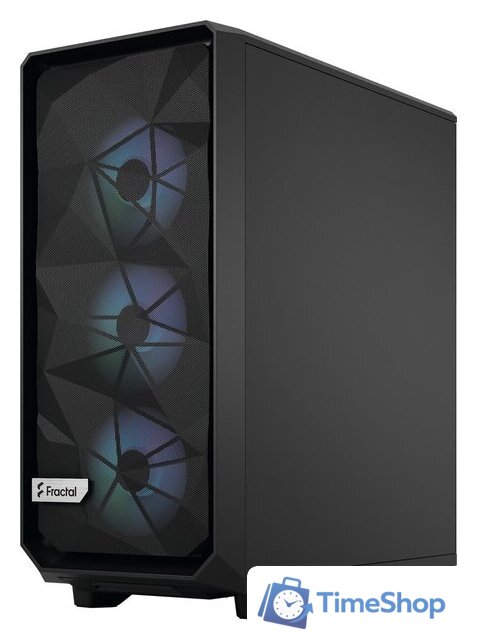 Корпус Fractal Design Meshify 2 Compact Lite RGB Black TG Light tint FD-C-MEL2C-05 - Изображение №6 — Интернет-магазин Time-Shop