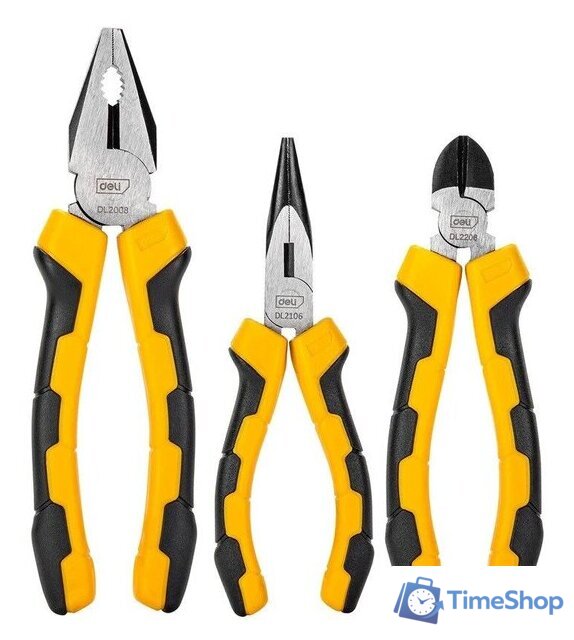 Набор пассатижей Deli DL2008-3 (3 предмета) - Изображение №1 — Интернет-магазин Time-Shop