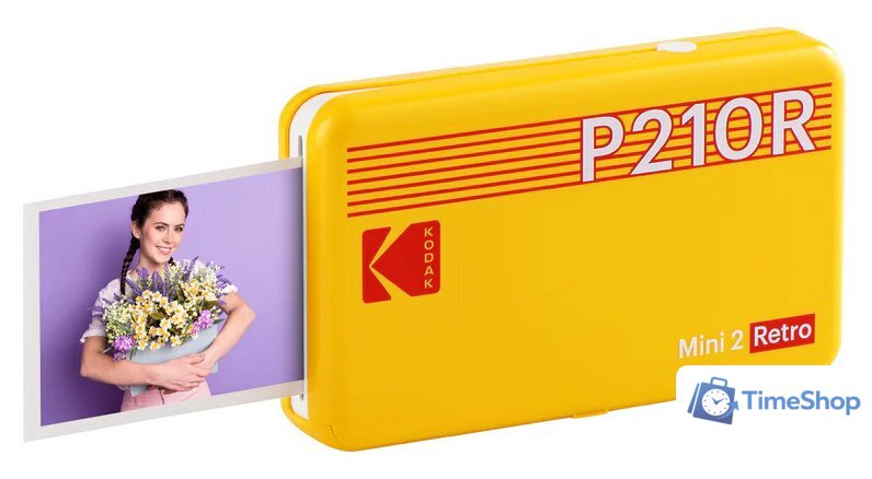 Мобильный фотопринтер Kodak Mini 2 Retro P210R Y - Изображение №1 — Интернет-магазин Time-Shop