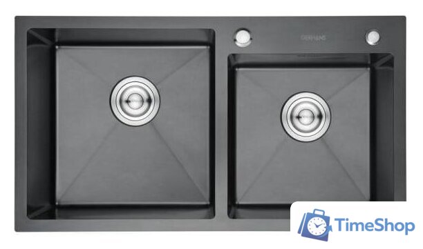 Кухонная мойка Gerhans K37843B-S (графит) - Изображение №1 — Интернет-магазин Time-Shop