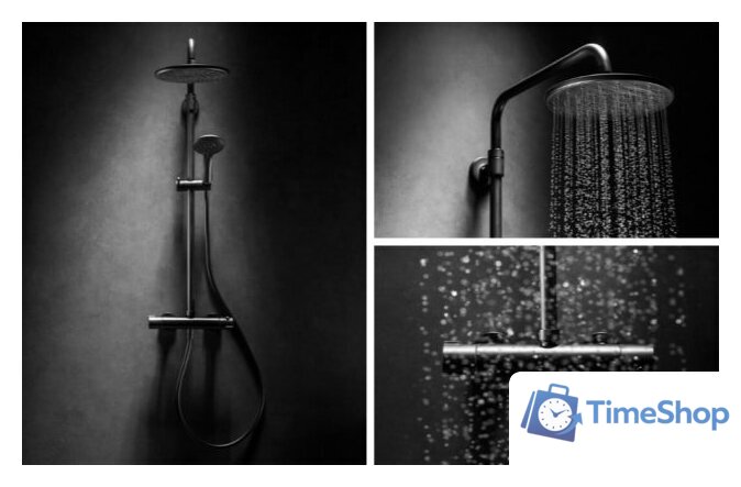 Душевая система  Armatura Moza Black 5736-910-81 - Изображение №2 — Интернет-магазин Time-Shop