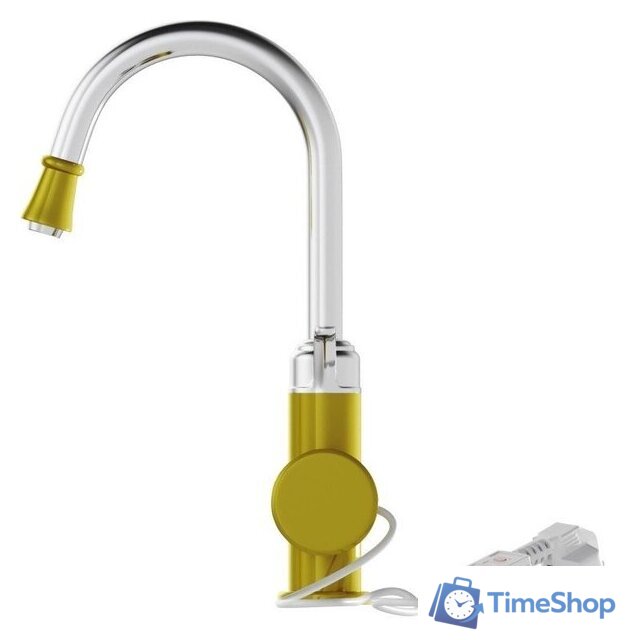 Проточный электрический водонагреватель-кран Mixline WH-003 (золото) - Изображение №2 — Интернет-магазин Time-Shop