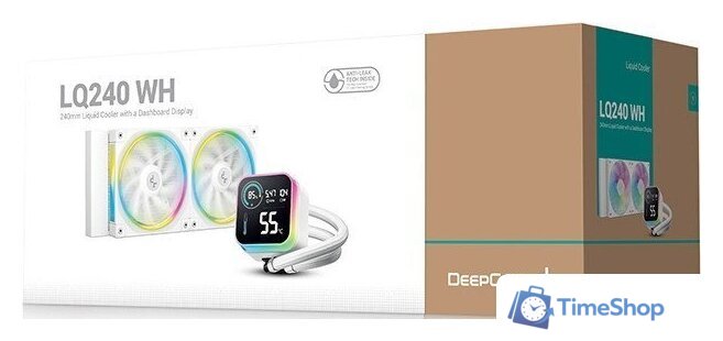 Система жидкостного охлаждения для процессора DeepCool LQ240 R-LQ240-WHDSMC-G-1 - Изображение №6 — Интернет-магазин Time-Shop