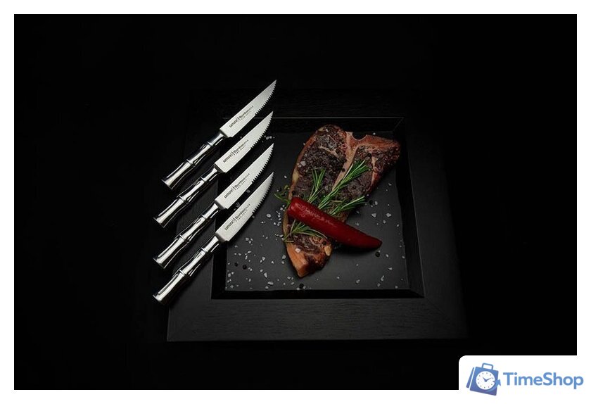 Кухонный нож Samura Bamboo SBA-0031 - Изображение №6 — Интернет-магазин Time-Shop