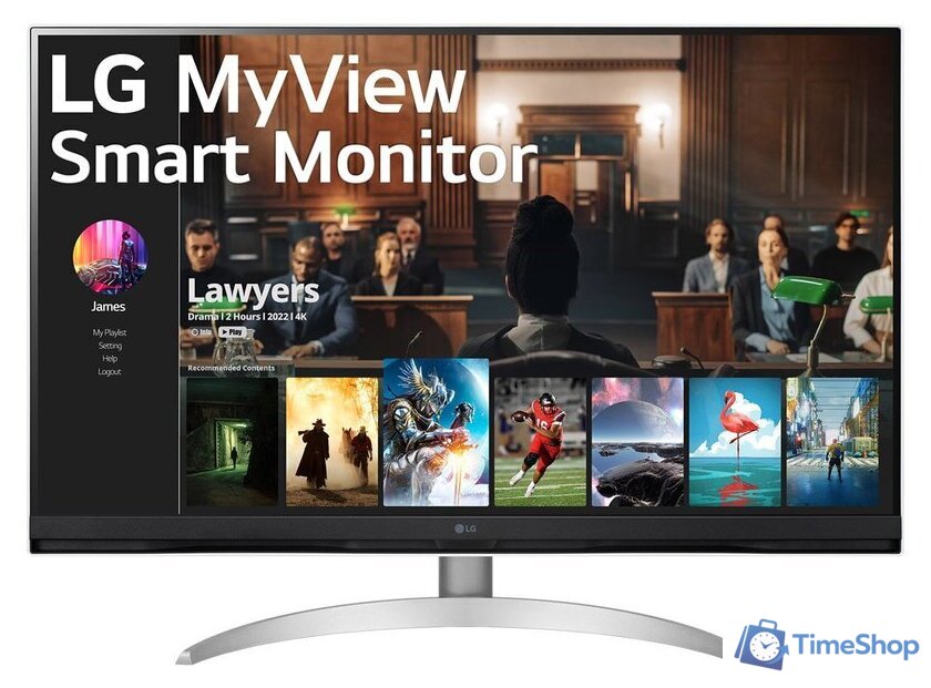 Smart монитор LG MyView Smart Monitor 32SQ700S-W - Изображение №1 — Интернет-магазин Time-Shop