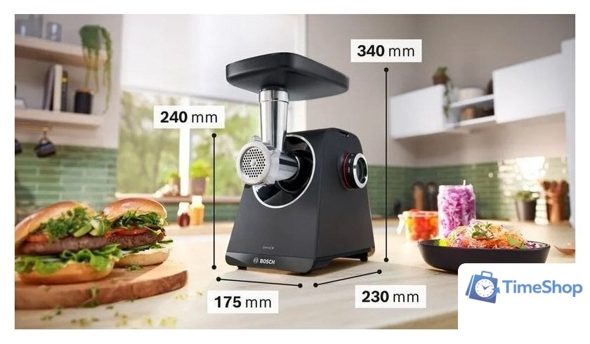 Мясорубка Bosch MFWS440B - Изображение №9 — Интернет-магазин Time-Shop
