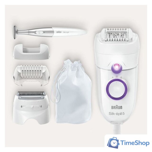 Эпилятор Braun Silk-epil 5 Series 5-825P - Изображение №3 — Интернет-магазин Time-Shop