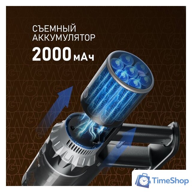 Пылесос Weissgauff V12 BLDC 400 Nero Turbo - Изображение №12 — Интернет-магазин Time-Shop