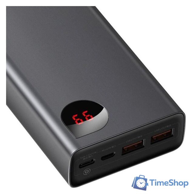 Внешний аккумулятор Baseus Adaman Metal Digital Display PPIMDA-D01 20000mAh (черный) - Изображение №5 — Интернет-магазин Time-Shop