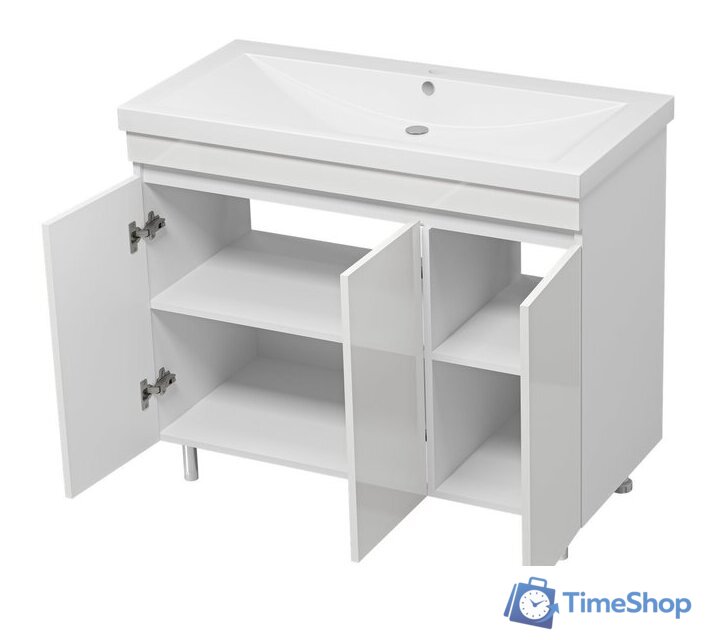  Misty Тумба с умывальником Енисей 100 Э-Ени01100-0112Я+10.150.01000.001 - Изображение №5 — Интернет-магазин Time-Shop