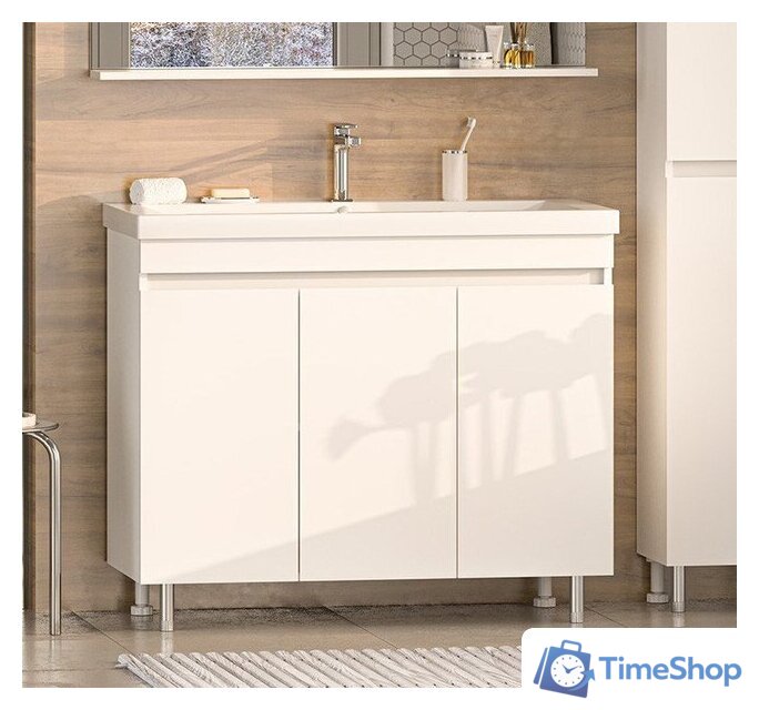  Misty Тумба с умывальником Енисей 100 Э-Ени01100-0112Я+10.150.01000.001 - Изображение №1 — Интернет-магазин Time-Shop