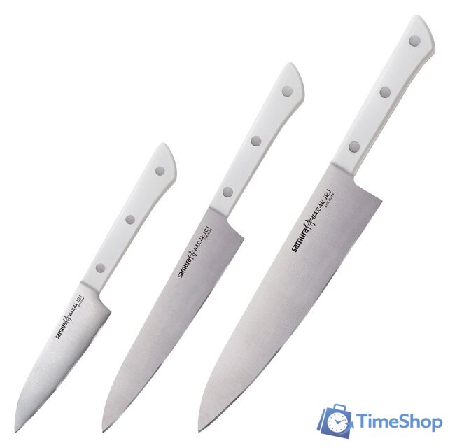 Набор ножей Samura Harakiri SHR-0220W - Изображение №1 — Интернет-магазин Time-Shop