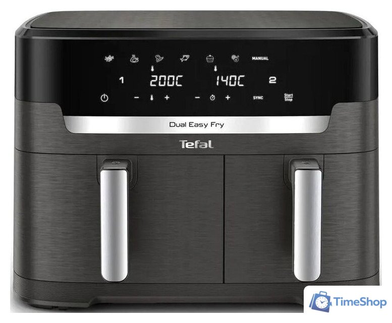 Аэрогриль (аэрофритюрница) Tefal Dual Easy Fry EY942HE0 - Изображение №1 — Интернет-магазин Time-Shop